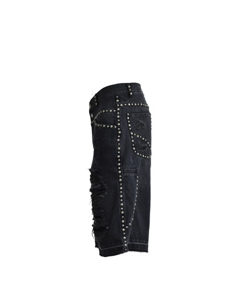 SUICIDE STUDS DENIM SHORTS（その他パンツ）｜BREATH（ブレス）の