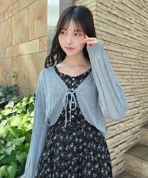 透かし編みサマーカーディガン 透かし編みサマーカーディガン◎ | 京都通販ミセスの