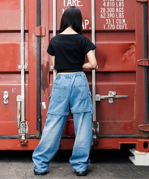 algy(アルジー)の「リブキャミ&カーデセット(その他トップス・キッズ・ブラック/アイボリー/サックスブルー・SMALL/MEDIUM/X-SMALL/XX-SMALL)」の5枚目の写真