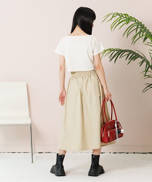 algy(アルジー)の「リブキャミ&カーデセット(その他トップス・キッズ・ブラック/アイボリー/サックスブルー・SMALL/MEDIUM/X-SMALL/XX-SMALL)」の7枚目の写真