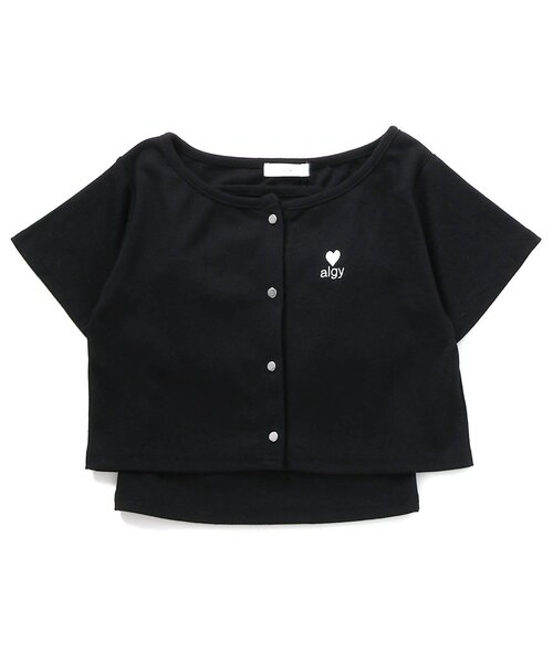 algy(アルジー)の「リブキャミ&カーデセット(その他トップス・キッズ・ブラック/アイボリー/サックスブルー・SMALL/MEDIUM/X-SMALL/XX-SMALL)」の8枚目の写真