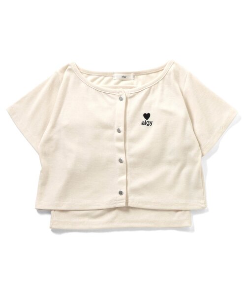 algy(アルジー)の「リブキャミ&カーデセット(その他トップス・キッズ・ブラック/アイボリー/サックスブルー・SMALL/MEDIUM/X-SMALL/XX-SMALL)」の10枚目の写真