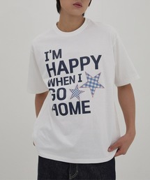 Tシャツ・カットソー Wai Kei HAPPY Patchwork Short Sleeve T-shirt 5BSA066 MUSINSA | WAI KEI HAPPY Patchwork Short Sleeve T-shirt White