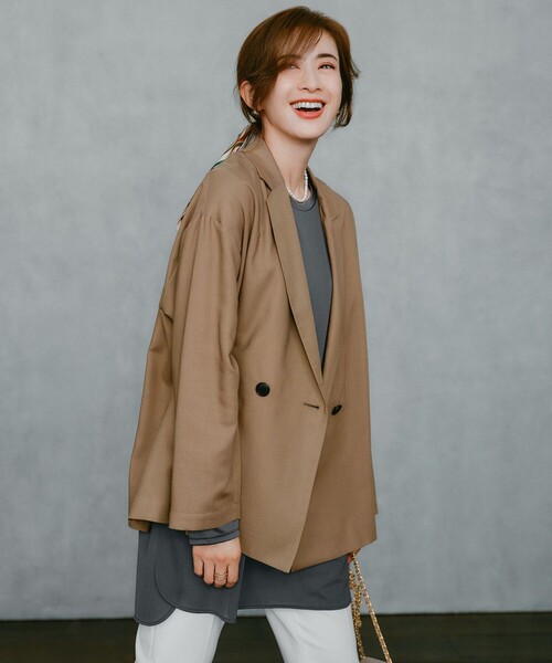 ICB シアージャージーコンビ カットソー M セール】シアージャージーコンビ カットソー（Tシャツ/カットソー