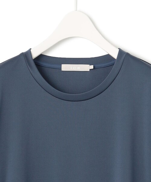 ICB(アイシービー)の「シアージャージーコンビ カットソー(Tシャツ/カットソー・レディース・アイボリー系/ダルブルー系/ブラック系/グレー系・X-LARGE/LARGE)」の22枚目の写真