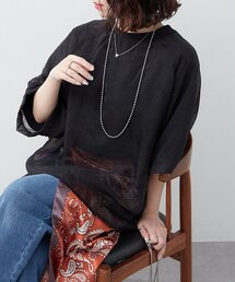 NUNIFE | 【NUNIFE】オーガンジー重ねラグランT(Tシャツ/カットソー)