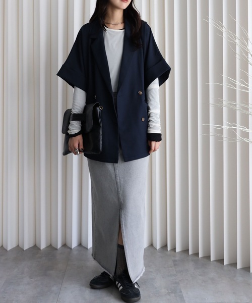 model：164cm. 着用サイズ：FREE