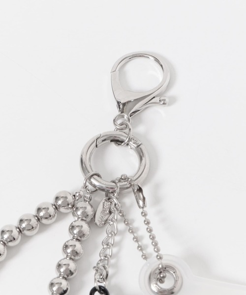 SMELLY（スメリー）の「クリアケースハートセットキーチェーン（キーホルダー・レディース・ホワイト/イエロー・-）」の9枚目の写真