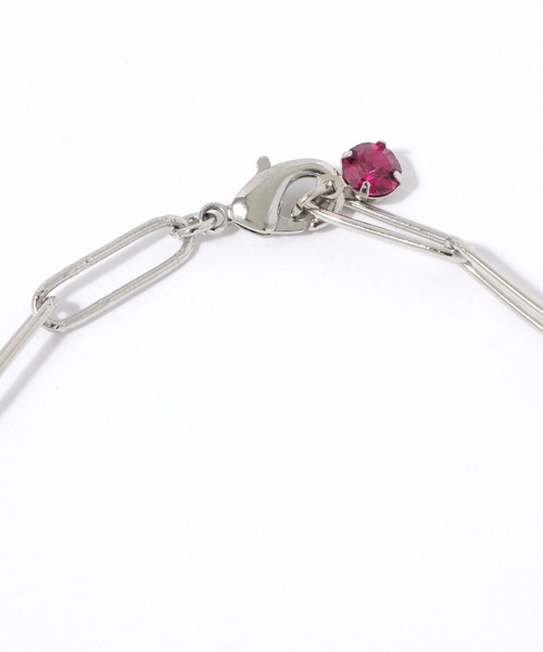 BAYFLOW（ベイフロー）の「クロスコインチャームブレスレット（ブレスレット・レディース・ライトグレー/イエロー・FREE）」の4枚目の写真