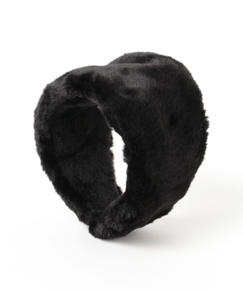 Ray BEAMS(レイビームス)の「フェイクファー イヤーマフ 25AW(イヤーマフ・レディース・ダークブラウン/ベージュ/ブラック・ONE SIZE)」の5枚目の写真