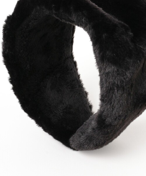 Ray BEAMS(レイビームス)の「フェイクファー イヤーマフ 25AW(イヤーマフ・レディース・ダークブラウン/ベージュ/ブラック・ONE SIZE)」の6枚目の写真