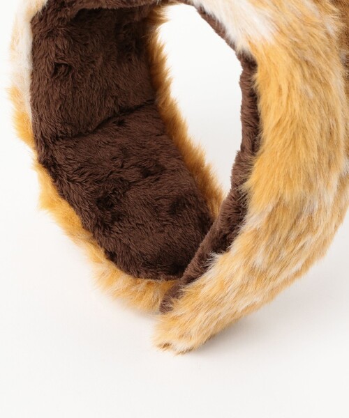 Ray BEAMS(レイビームス)の「フェイクファー イヤーマフ 25AW(イヤーマフ・レディース・ダークブラウン/ベージュ/ブラック・ONE SIZE)」の13枚目の写真