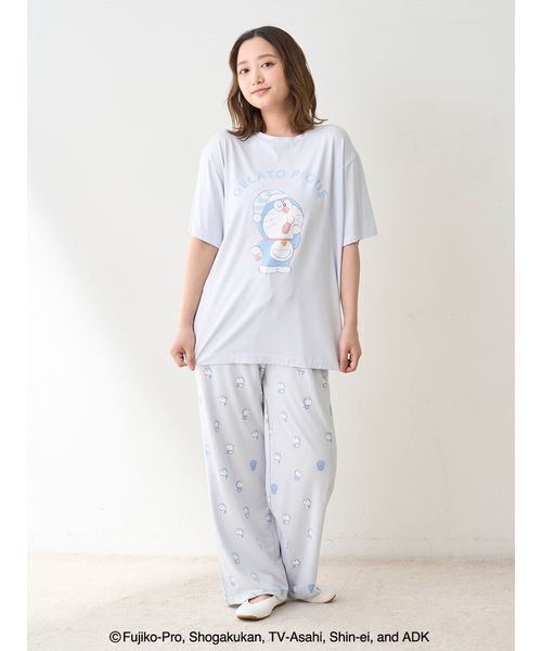 gelatopique ジェラートピケ　ドラえもんワンポイントT ドラえもん】【レディース】ワンポイントTシャツ(カットソー・T