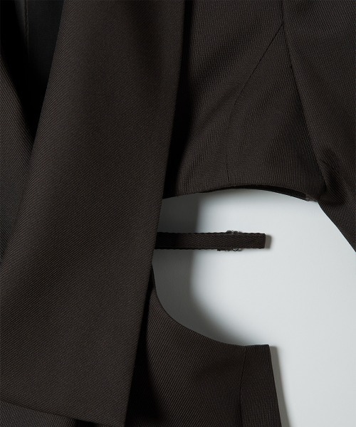 TELOPLAN(テーロプラン)の「【TELOPLAN】Pema Jacket / ペマジャケット(テーラードジャケット・レディース・ブラック/ブラウン・ONE SIZE)」の10枚目の写真