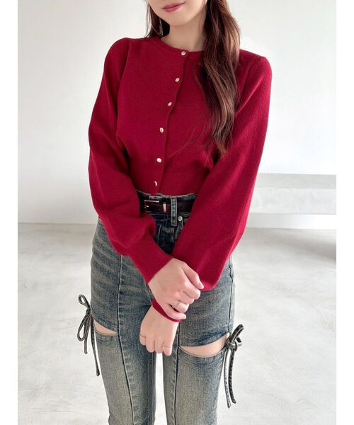 クルーネックニットカーデ（カーディガン/ボレロ）｜RESEXXY