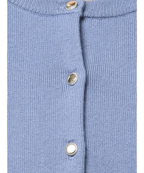 RESEXXY（リゼクシー）の「クルーネックニットカーデ（カーディガン/ボレロ・レディース・その他1/レッド/ブルー/ブラック/グレー・FREE）」の22枚目の写真