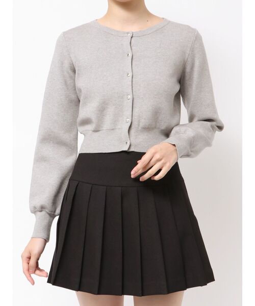 RESEXXY（リゼクシー）の「クルーネックニットカーデ（カーディガン/ボレロ・レディース・その他1/レッド/ブルー/ブラック/グレー・FREE）」の20枚目の写真