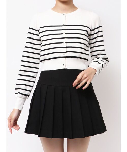 RESEXXY（リゼクシー）の「クルーネックニットカーデ（カーディガン/ボレロ・レディース・その他1/レッド/ブルー/ブラック/グレー・FREE）」の7枚目の写真