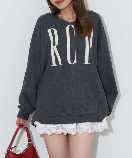 RePRODUCTION LABEL（リプロダクションレーベル）の「【RePRODUCTION LABEL / リプロダクションレーベル】フェードスキッパーサーマルロンT（Tシャツ/カットソー・レディース・レッド/ブルー/チャコールグレー/グレー・FREE）」の11枚目の写真