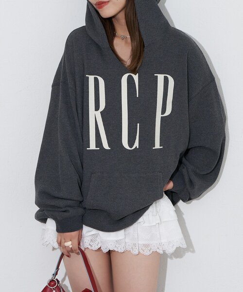 RePRODUCTION LABEL（リプロダクションレーベル）の「【RePRODUCTION LABEL / リプロダクションレーベル】フェードスキッパーサーマルロンT（Tシャツ/カットソー・レディース・レッド/ブルー/チャコールグレー/グレー・FREE）」の12枚目の写真