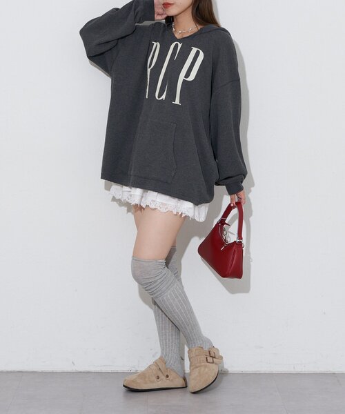 RePRODUCTION LABEL（リプロダクションレーベル）の「【RePRODUCTION LABEL / リプロダクションレーベル】フェードスキッパーサーマルロンT（Tシャツ/カットソー・レディース・レッド/ブルー/チャコールグレー/グレー・FREE）」の17枚目の写真