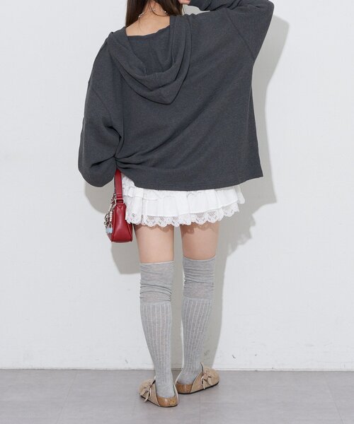 RePRODUCTION LABEL（リプロダクションレーベル）の「【RePRODUCTION LABEL / リプロダクションレーベル】フェードスキッパーサーマルロンT（Tシャツ/カットソー・レディース・レッド/ブルー/チャコールグレー/グレー・FREE）」の20枚目の写真