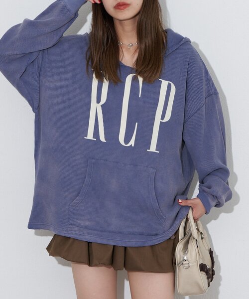 RePRODUCTION LABEL（リプロダクションレーベル）の「【RePRODUCTION LABEL / リプロダクションレーベル】フェードスキッパーサーマルロンT（Tシャツ/カットソー・レディース・レッド/ブルー/チャコールグレー/グレー・FREE）」の21枚目の写真