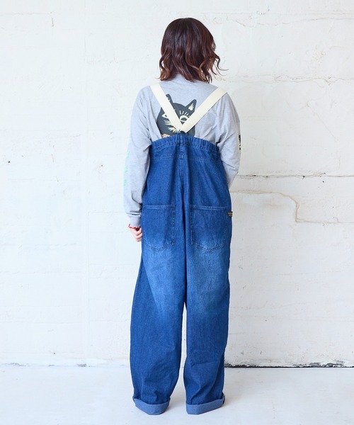 MARKEY'S（マーキーズ）の「デニムエヴォルブサロペット/おとな（デニムパンツ・レディース・ブルー/ブラック・160cm）」の9枚目の写真