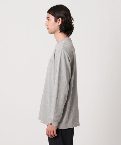 LOOPWHEELER（ループウィラー）の「＜LOOPWHEELER x LOWERCASE for UNITED ARROWS＞ロングスリーブTシャツ（Tシャツ/カットソー・メンズ・グレー系/ブラック/ホワイト・M/S/L/XL）」の19枚目の写真