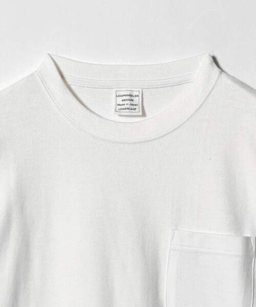 LOOPWHEELER（ループウィラー）の「＜LOOPWHEELER x LOWERCASE for UNITED ARROWS＞ロングスリーブTシャツ（Tシャツ/カットソー・メンズ・グレー系/ブラック/ホワイト・M/S/L/XL）」の6枚目の写真