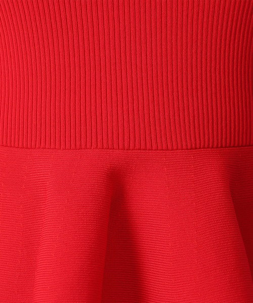 31 Sons de mode（トランテアン　ソン　ドゥ　モード）の「2025秋冬新作 2WAYペプラムリボンニット（ニット/セーター・レディース・ホワイト/ブラック/レッド・ﾌﾘ-）」の10枚目の写真