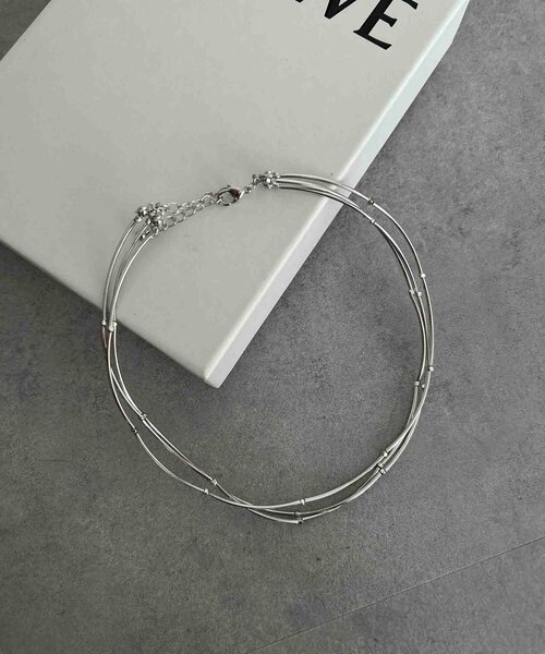 Thevon（ゼボン）の「【heilly/ヘイリー】ポキポキショートネックレス（ネックレス・レディース・シルバー/ゴールド・FREE）」の9枚目の写真