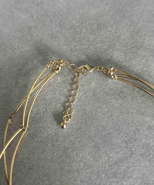 Thevon（ゼボン）の「【heilly/ヘイリー】ポキポキショートネックレス（ネックレス・レディース・シルバー/ゴールド・FREE）」の5枚目の写真