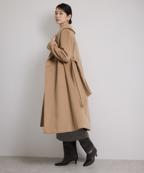 プレミアムカシミヤ ショールカラーコート【25AW】（ステンカラー