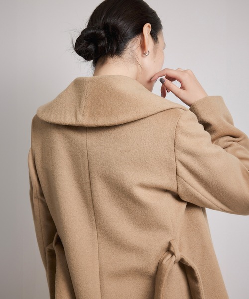 ROPE ロペ　プレミアムカシミヤショールカラーコート プレミアムカシミヤ ショールカラーコート【25AW】（ステン