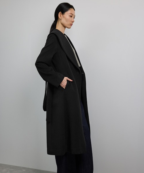 ROPE ロペ　プレミアムカシミヤショールカラーコート ROPÉ(ロペ) / プレミアムカシミヤ ショールカラーコート【25AW