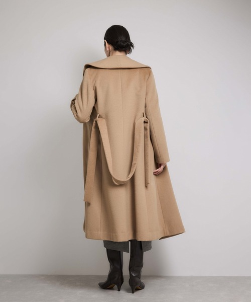 ROPE ロペ　プレミアムカシミヤショールカラーコート プレミアムカシミヤ ショールカラーコート【25AW】（ステン