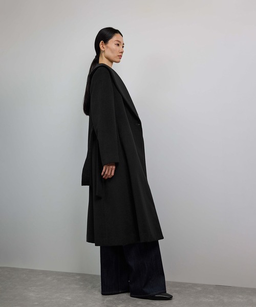 プレミアムカシミヤ ショールカラーコート【25AW】（ステンカラー