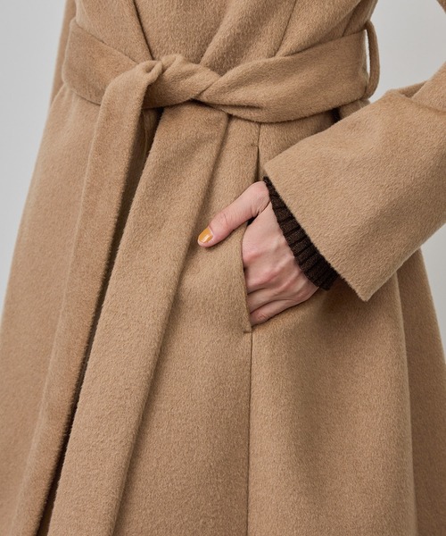 プレミアムカシミヤ ショールカラーコート【25AW】（ステンカラー