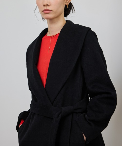 プレミアムカシミヤ ショールカラーコート【25AW】（ステンカラー