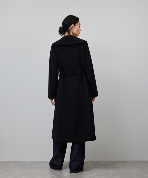 【20AW】ROPE プレミアムカシミヤショールカラーコート プレミアムカシミヤ ショールカラーコート【25AW】（ステン