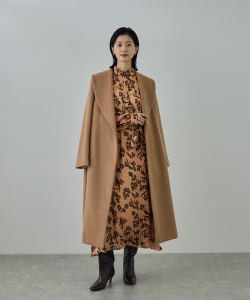 プレミアムカシミヤ ショールカラーコート【25AW】（ステンカラー