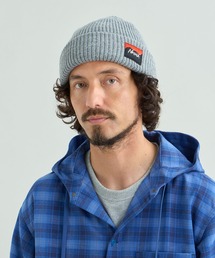 NANGA（ナンガ）の「BOX LOGO BULKY BEANIE/ボックスロゴ バルキービーニー（ニットキャップ/ビーニー）」