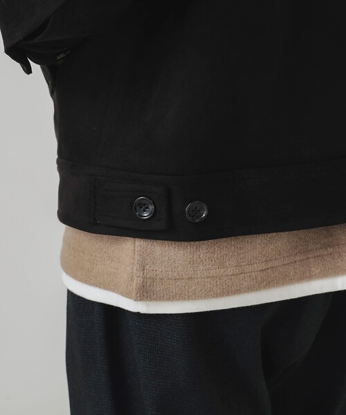 BEAMS HEART(ビームスハート)の「【完売間近】フェイクスエード ジップ ブルゾン/Faux Suede Zip-Up Blouson(ブルゾン・メンズ・ブラック/オリーブ・S/M/L)」の22枚目の写真