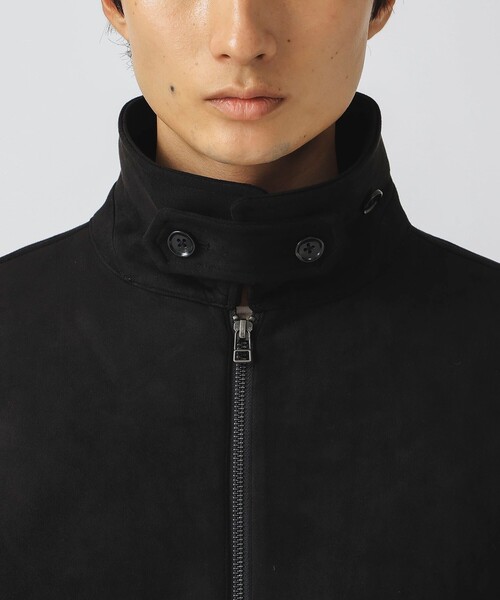 完売間近】フェイクスエード ジップ ブルゾン/Faux Suede Zip-Up