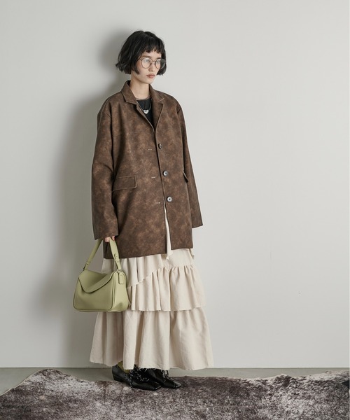 セール】フェイクレザーカラージャケット（その他アウター）｜THE YOn