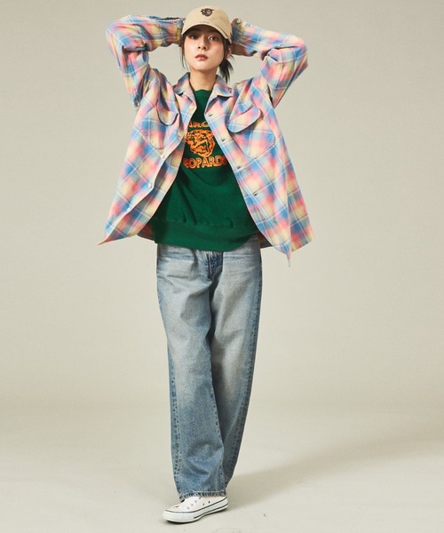 激レアPENDLETONペンドルトンボードシャツウールオープンカラーチェック古着 PENDLETON ペンドルトン 70年代 USA製 オープンカラー チェック柄