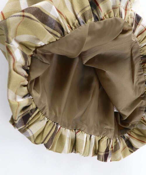 BRANSHES（ブランシェス）の「【おそろい】チェックワンピース＆ボトムスセット（その他ベビーウェア・キッズ・ベージュ/ネイビー・70/80）」の8枚目の写真