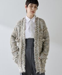 Whim Gazette | ミックスヤーンニットツイードジャケット(その他アウター)