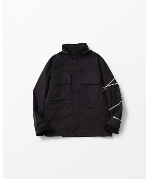 WHIZLIMITED(ウィズリミテッド)の「SUBMARINE JACKET(ミリタリージャケット・メンズ・ブラック/オリーブ・MEDIUM/LARGE)」の6枚目の写真